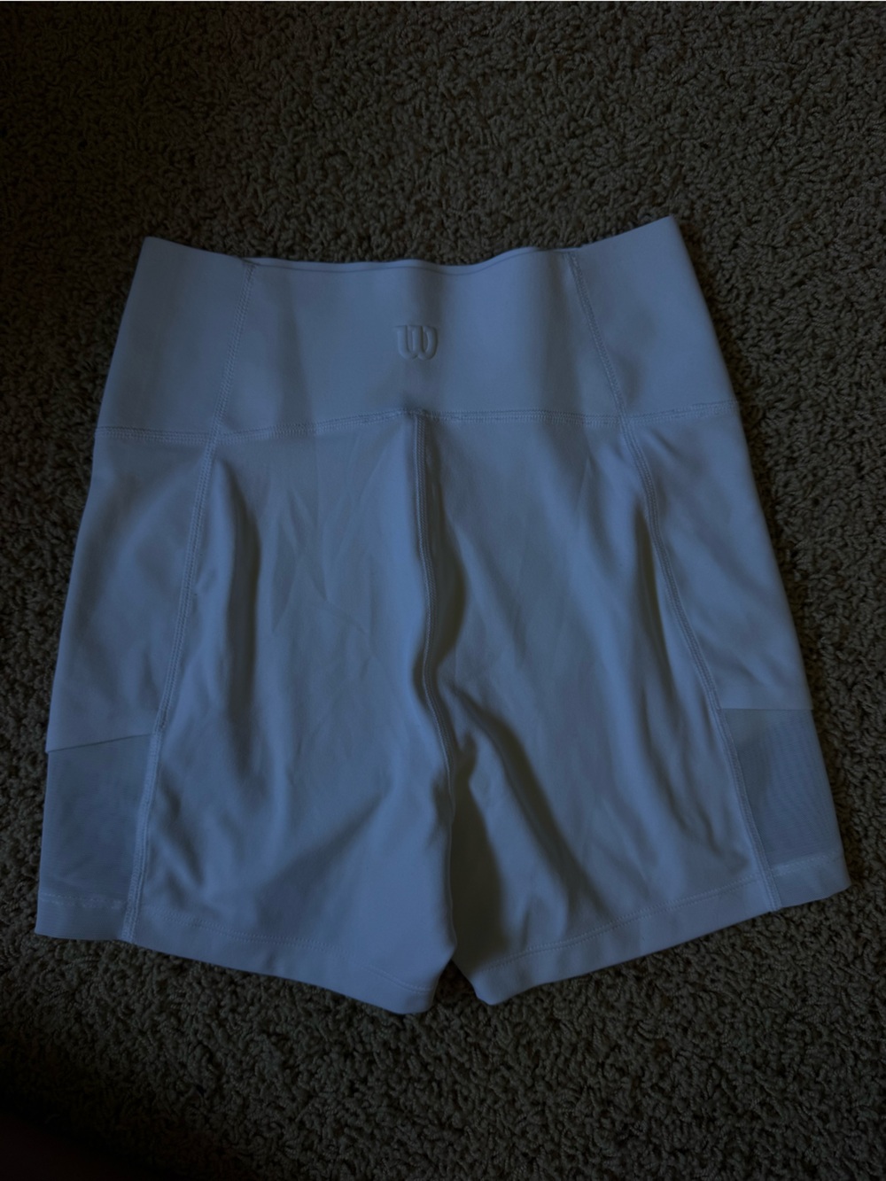 Wilson Womens Forest Green Slice Tennis Dress with white shorts - Picture 5 of 5
